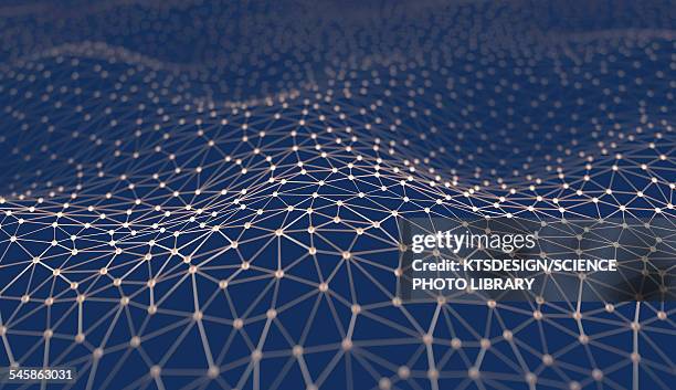 network, conceptual illustration - caos stock illustrations