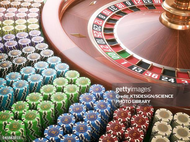 roulette wheel, illustration - gambling table stock illustrations