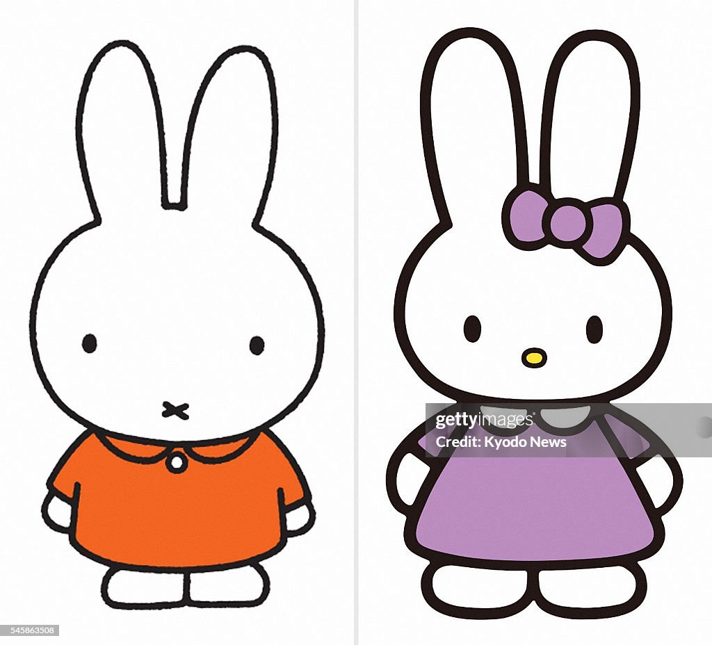 TOKYO Japan Combination Photo Shows Dutch Rabbit Character Miffy tokyo-japan-combination-photo-shows-dutch-rabbit-character-miffy