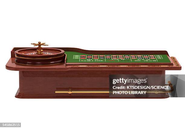 roulette table, illustration - roulettetisch stock-grafiken, -clipart, -cartoons und -symbole