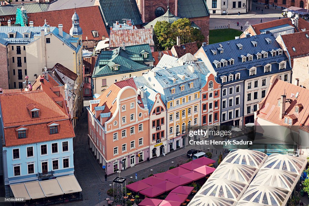 Latvia, Riga, Old town architecture