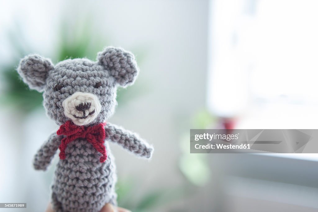 Handmade crochet bear