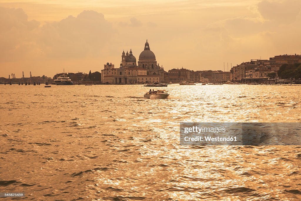 Italy, Veneto, Venice, Old town, Canal in the evening