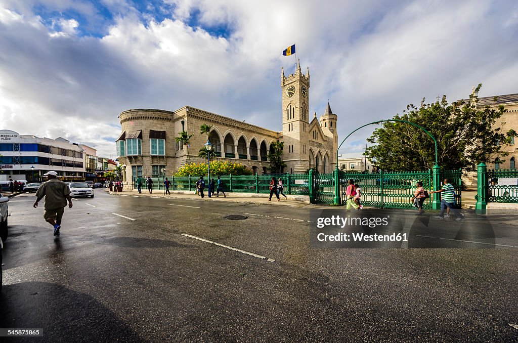 Caribbean, Antilles, Lesser Antilles, Barbados, Bridgetown, Parliament building