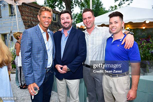 Randy Florke, Ralph DiTrocchio, Mike Coleman and Sean Glendening attend Tuxedo Hudson Company, Michael Bruno, Alexander Jakowec, Katie Rosman &...