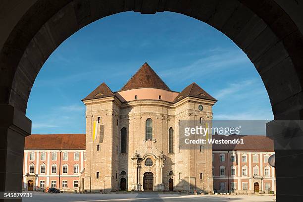 germany, baden-wuerttemberg, ulm, wiblingen abbey with basilica - ulm stock pictures, royalty-free photos & images