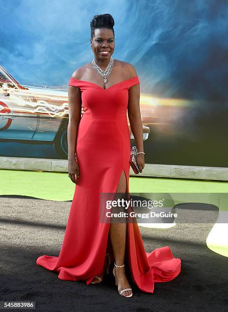Actress/comedian Leslie Jones arrives at the premiere of Sony Pictures' "Ghostbusters" at TCL Chinese Theatre on July 9, 2016 in Hollywood,...