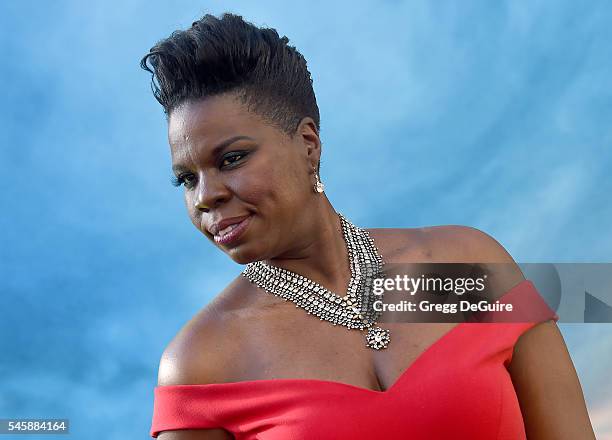 Actress/comedian Leslie Jones arrives at the premiere of Sony Pictures' "Ghostbusters" at TCL Chinese Theatre on July 9, 2016 in Hollywood,...