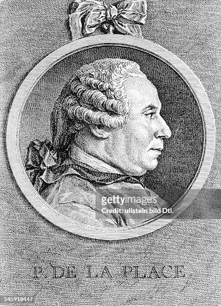 Laplace, Pierre-Simon Marquis de1749-1827Astronom, Mathematiker, Physiker, FPortraetzeitg. Stich