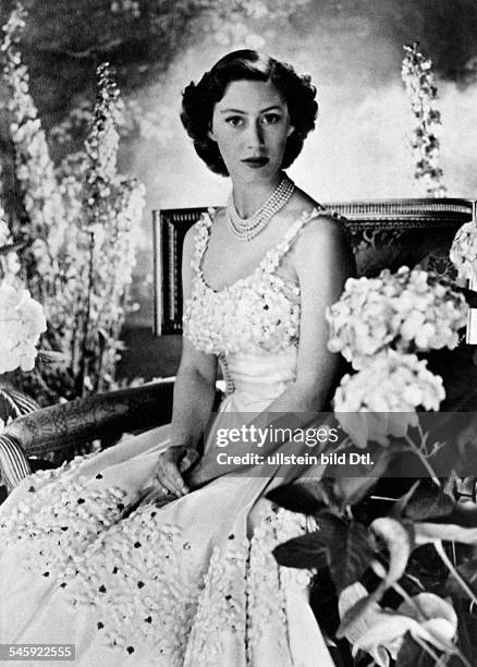 Margaret Rose, Prinzessin *21.08..2002+Graefin von Snowdon, GBSchwester von Queen Elizabeth II.- Portrait, welches aus Anlass ihres21. Geburtstages...