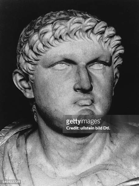 Roman Empire Nero Nero 37 A.D - 68 A.D Nero, Claudius Drusus Germanicus Roman Emperor 54-68 ancient bust - 1st century