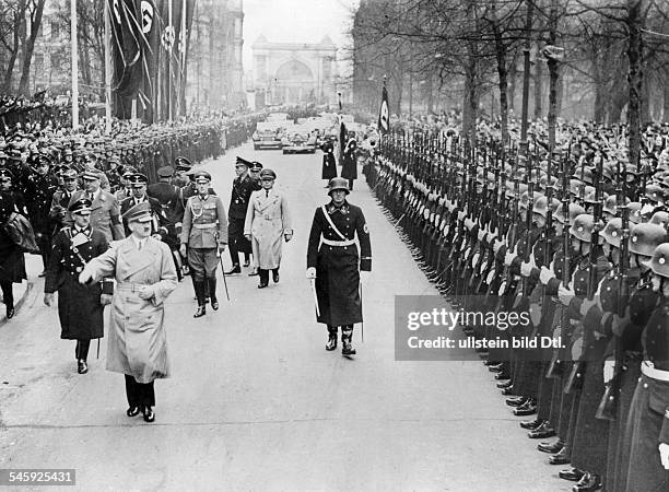 Ray Hitlér Speech by Adolf Hitler about 5 years of Nazi rule;Hitler is walking ...