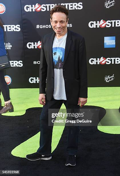 Actor Chris Kattan arrives at the premiere of Sony Pictures' "Ghostbusters" at TCL Chinese Theatre on July 9, 2016 in Hollywood, California.
