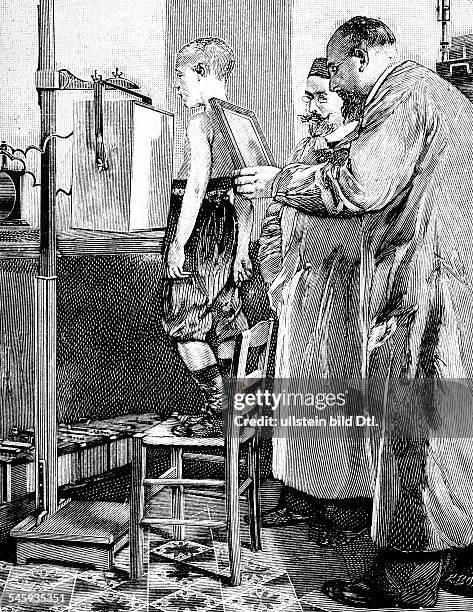 1923Physiker, DNobelpreis 1901Diagnose der Lungentuberkulose mit Hilfevon Röntgenstrahlen- um 1900