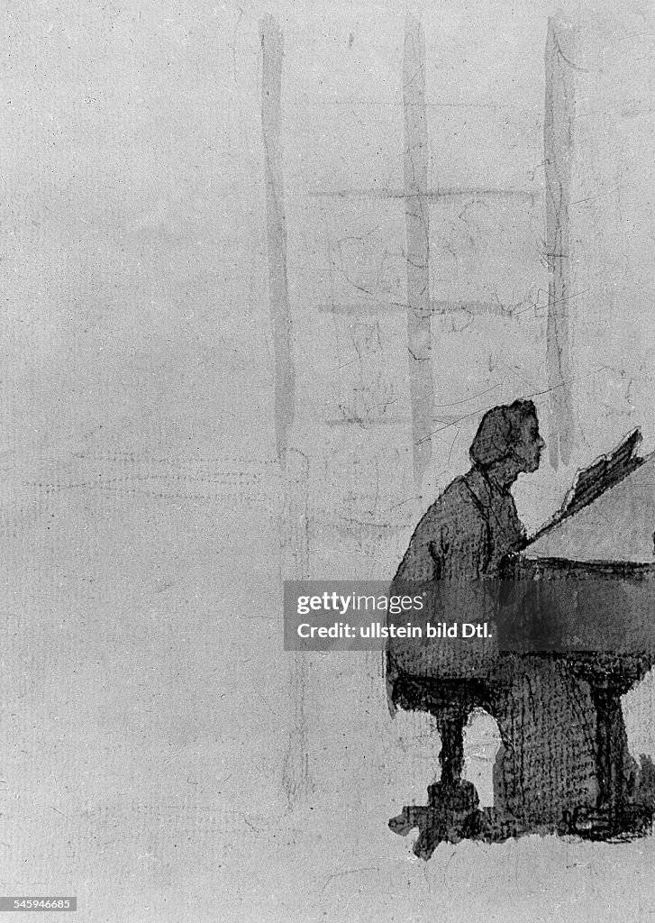 Chopin, Frederic - Komponist, Polen/ undatiert