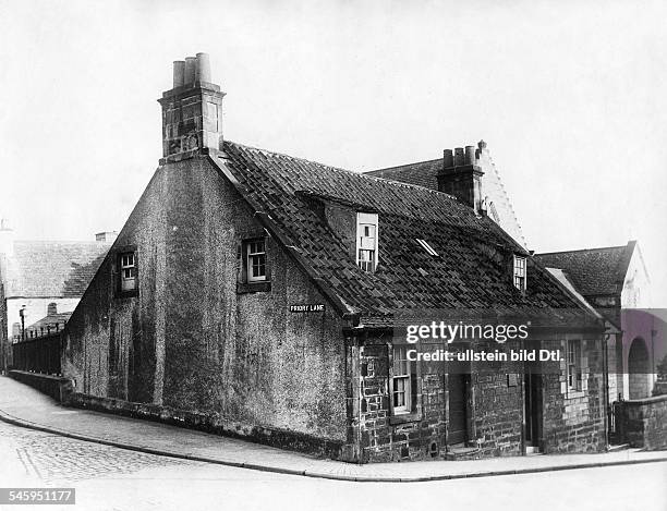 Carnegie, Andrew - Industrialist, USA *25.11.1835-+ - Birthplace in Priory Lane, Dunfermline, Scotland - ca. 1900 - Photographer:...