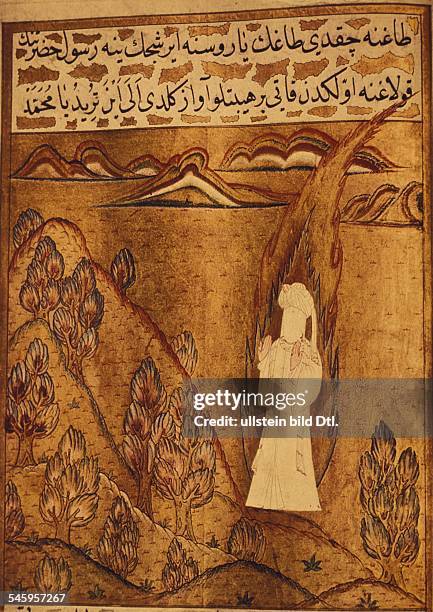 Islam Mohammed Mohammed *around 570-08.06.632+ Prophet, founder of Islam Mohammed receiving his visionary revelation at Mount Hira - Turkish...