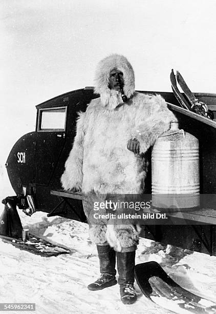 German geophysicist and meteorologist. Photographed during his final expedition to Greenland, November 1930.