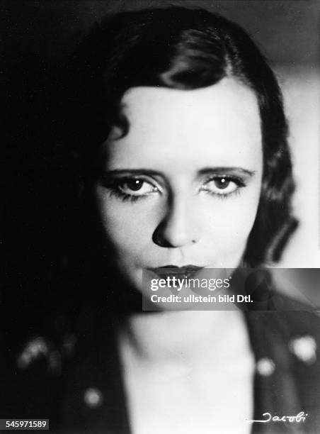 Schauspielerin und Schriftstellerin, DPorträt 1932Foto: Lotte JacobiFalckenberg