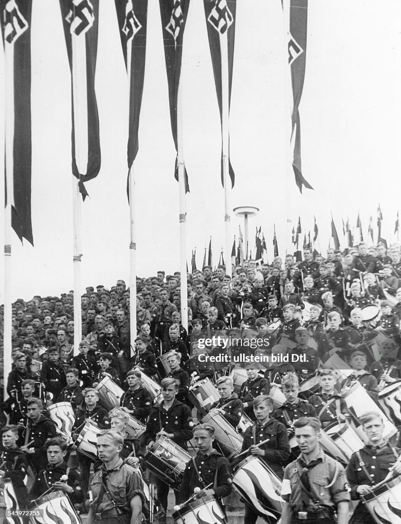 Nazi Germany Rally Germany, Third Reich - Nuremberg Rally 1935 Rally of the Hitler Youth ...