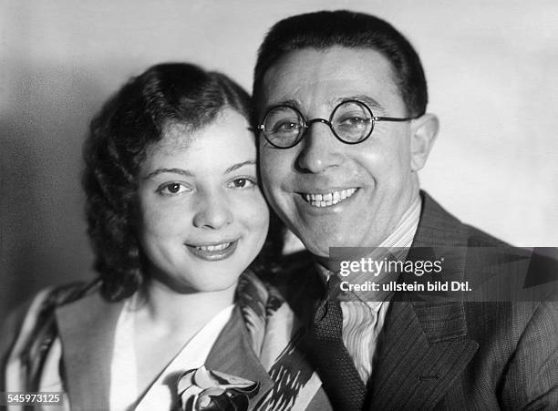 Harry ResoTänzer, Komiker, Dund seine Verlobte, die Schauspielerin Marion Gerth- undatiert, vermutlich 1930veröffentlicht: BZ Foto: Atelier Lotte...
