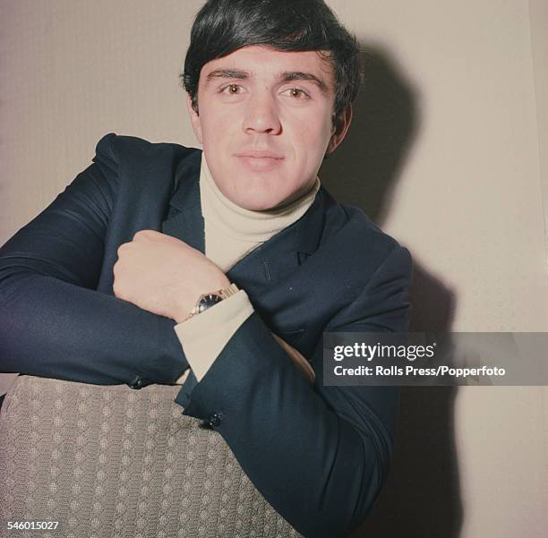 English musician and drummer with pop group, The Dave Clark Five, Dave Clark in 1964.