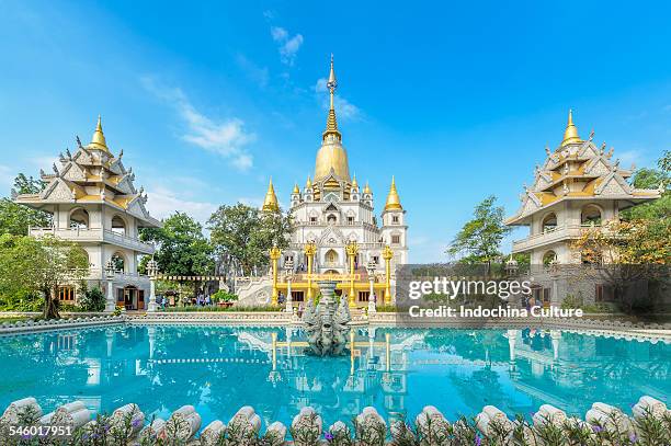 buu long buddhist pagoda, ho chi minh, vietnam - pagoda stock pictures, royalty-free photos & images