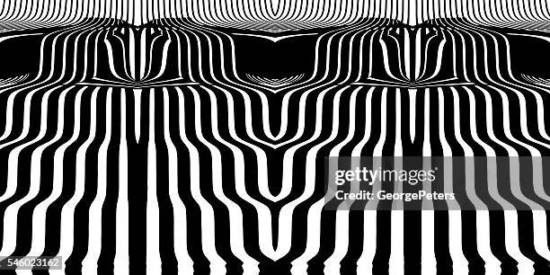 cascading waterfall seamless pattern - infinity mirror stock illustrations