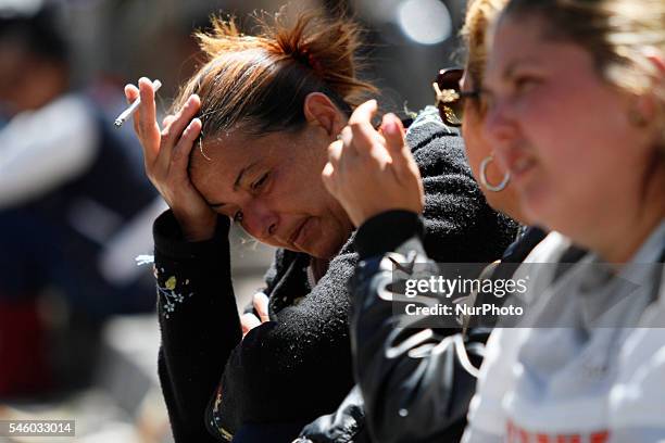 After deportation hearings, 35 people were deported to Cuba, 35 more will be deported in the coming hours, in Quito, Saturday July 09, 2016. Cuban...