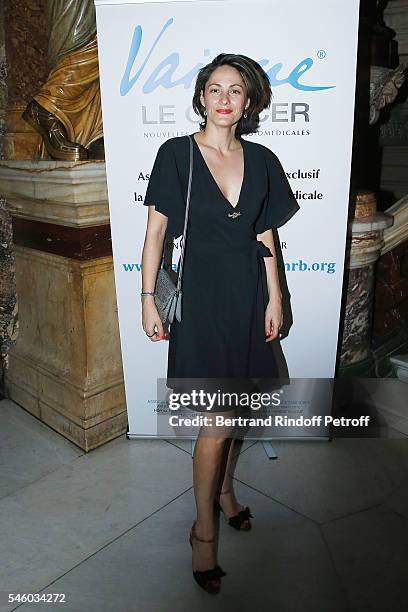 Actress Delphine Malachard de Turckheim attends 'Vaincre Le Cancer' Charity Gala Night at Opera Garnier on July 10, 2016 in Paris, France.