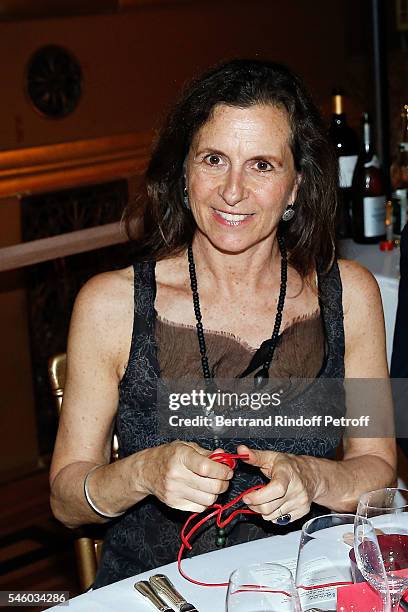 Baronness Eric de Rothschild attends 'Vaincre Le Cancer' Charity Gala Night at Opera Garnier on July 10, 2016 in Paris, France.