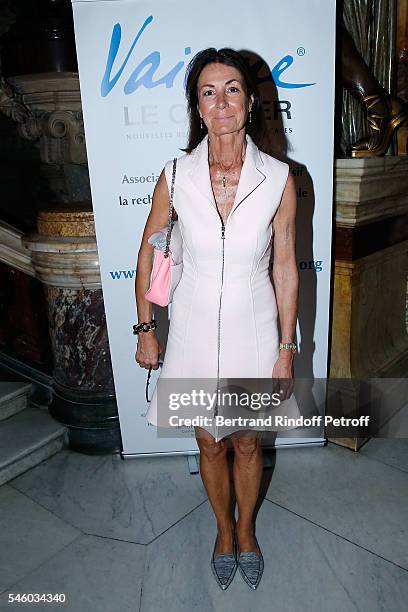 Valerie Breton attends 'Vaincre Le Cancer' Charity Gala Night at Opera Garnier on July 10, 2016 in Paris, France.