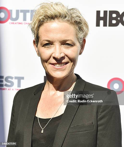 Producer/director C. Fitz attends 2016 Outfest Los Angeles LGBT Film Festival screening of "Jewels Catch One" at Harmony Gold Theatre on July 10,...