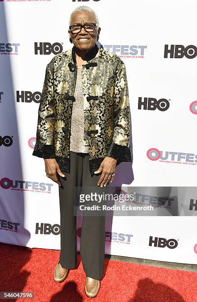Founder and CEO of VHF Jewel Thais-Williams attends 2016 Outfest Los Angeles LGBT Film Festival screening of "Jewels Catch One" at Harmony Gold...