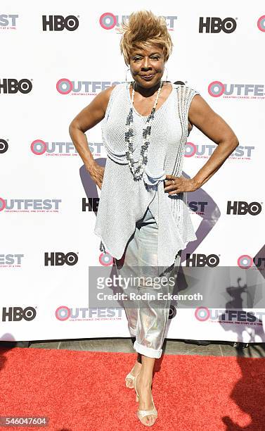 Singer Thelma Houston attends 2016 Outfest Los Angeles LGBT Film Festival screening of "Jewels Catch One" at Harmony Gold Theatre on July 10, 2016 in...