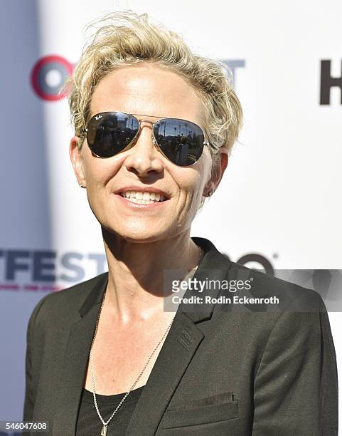 Producer/director C. Fitz attends 2016 Outfest Los Angeles LGBT Film Festival screening of "Jewels Catch One" at Harmony Gold Theatre on July 10,...