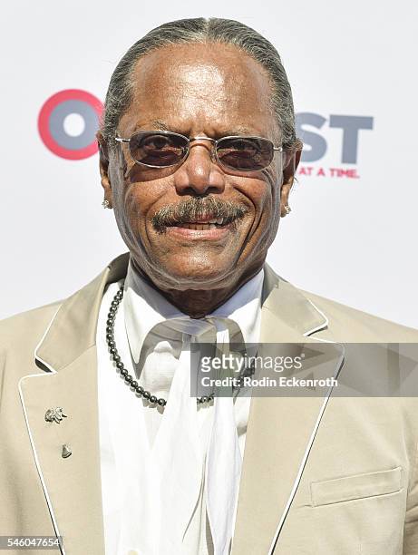Al Von attends 2016 Outfest Los Angeles LGBT Film Festival screening of "Jewels Catch One" at Harmony Gold Theatre on July 10, 2016 in Los Angeles,...