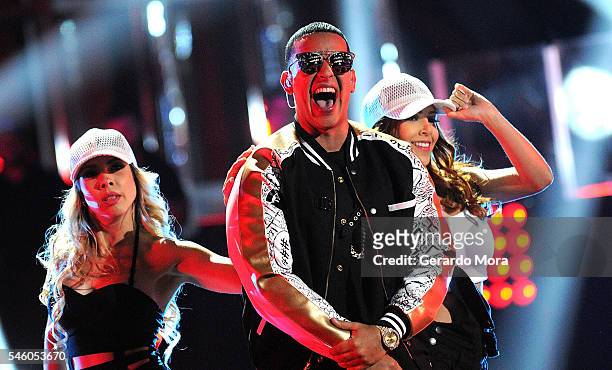 Singer Daddy Yankee performs during Telemundo "La Voz Kids" Finale at Universal Orlando on July 9, 2016 in Orlando, Florida.
