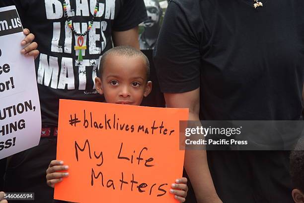 Several hundred activists gathered for a rally in Times Square to protest alleged police brutality in the deaths of several African-American men,...