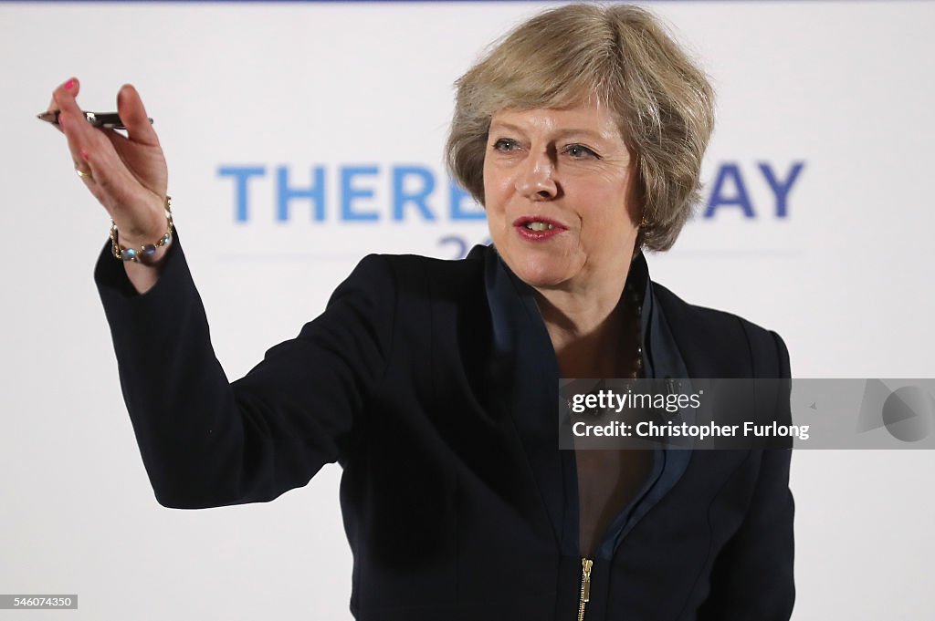 Theresa May Launches Her Campaign For The Conservative Leadership