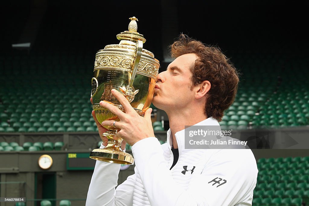 Wimbledon Winner Andy Murray Photocall