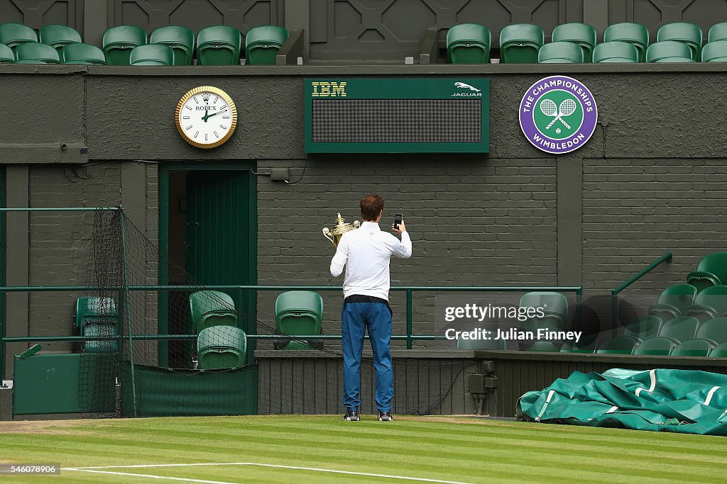 Wimbledon Winner Andy Murray Photocall