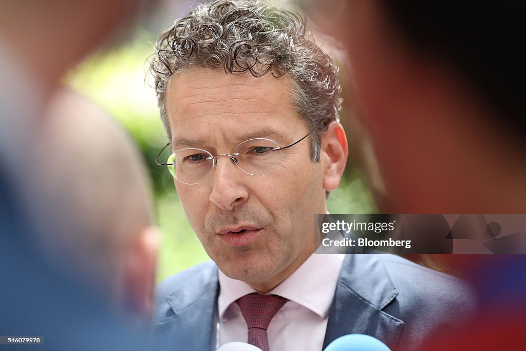 European Finance Ministers Attend Eurogroup Meeting
