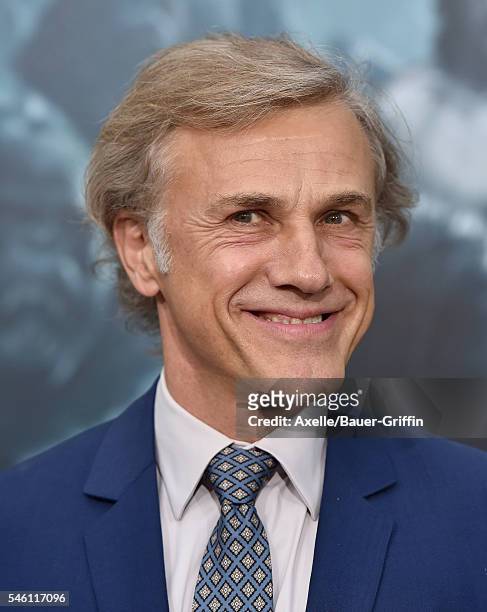 Actor Christoph Waltz arrives at the premiere of Warner Bros. Pictures' 'The Legend Of Tarzan' at TCL Chinese Theatre on June 27, 2016 in Hollywood,...