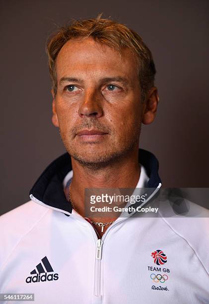 Carl Hester during Team GB kitting out ahead of Rio 2016 Olympic Games on June 26, 2016 in Birmingham, England.