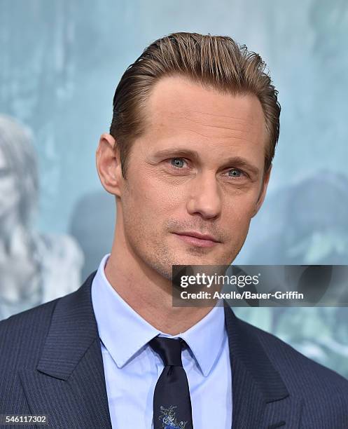 Actor Alexander Skarsgard arrives at the premiere of Warner Bros. Pictures' 'The Legend Of Tarzan' at TCL Chinese Theatre on June 27, 2016 in...