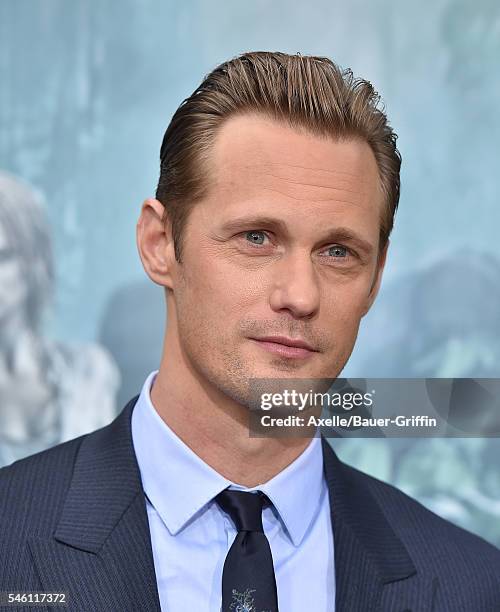 Actor Alexander Skarsgard arrives at the premiere of Warner Bros. Pictures' 'The Legend Of Tarzan' at TCL Chinese Theatre on June 27, 2016 in...