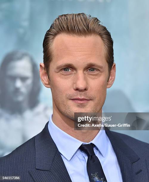 Actor Alexander Skarsgard arrives at the premiere of Warner Bros. Pictures' 'The Legend Of Tarzan' at TCL Chinese Theatre on June 27, 2016 in...