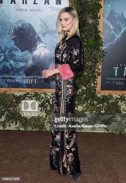 Actress Margot Robbie arrives at the premiere of Warner Bros. Pictures' 'The Legend Of Tarzan' at TCL Chinese Theatre on June 27, 2016 in Hollywood,...