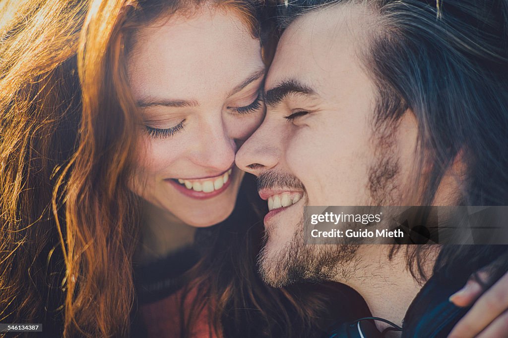 Young couple in love.